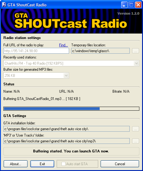 GTA ShoutCast Radio