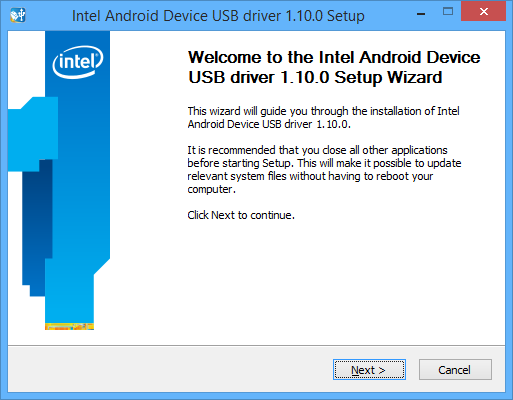 Intel Android USB Drivers