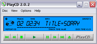 PlayCD Windows XP screenshot