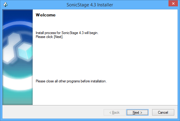 SonicStage 4.3 installation for NETMD enabled minidisc players