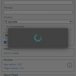 Cordova native spinner plugin