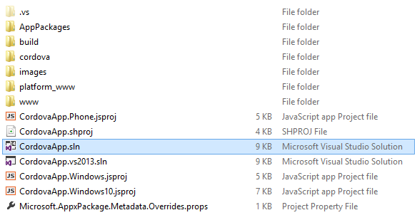 CordovaApp.sln